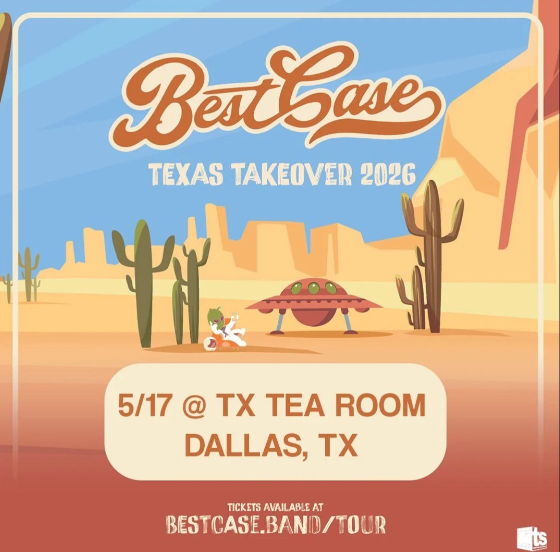 The Flying Beets with Best Case - live at TX Tea Room